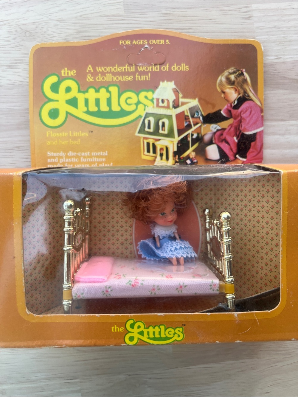 The Littles Mattel Flossie and her Bed Sealed in Box